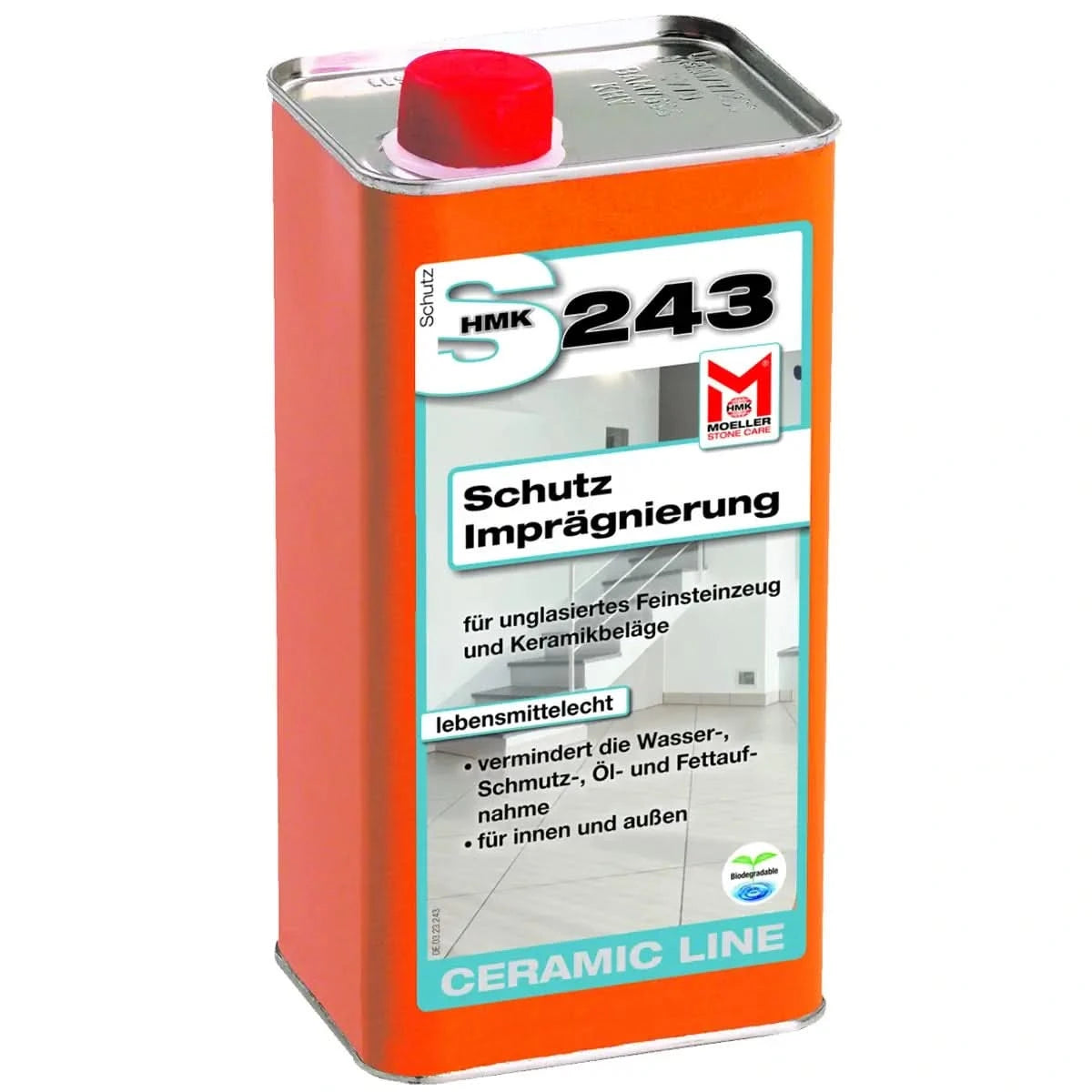 HMK S243 Feinsteinzeug Fliesen Schutz Imprägnierung 5l.