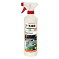 Weiße kunststoff-sprühflasche mit rotem auslöser und deckel, r145 top clean steinreiniger von moellerstonecare, 500ml