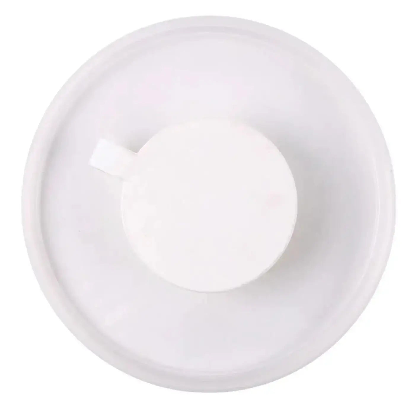Weißer plastikdeckel mit seitlichem griff für hygoclean hygowipe spenderdeckel mit farbsystem