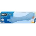 Hygostar extra safe superlong blaue nitril-handshuhe 50 stück in pulverfreiem hygo star verpackung