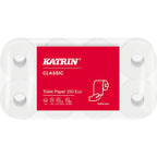 Katrin Toilettenpapier 250 Eco Weiß 3-lagig 9x8 Rollen.