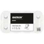 Katrin Toilettenpapier 250 Blatt Naturweiß 2-lagig 8x8 Rollen Ansicht