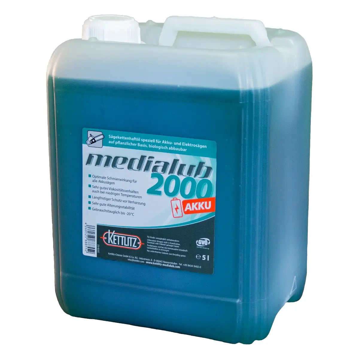 KETTLITZ Medialub 2000 Bio Kettensägenöl Sägekettenöl
