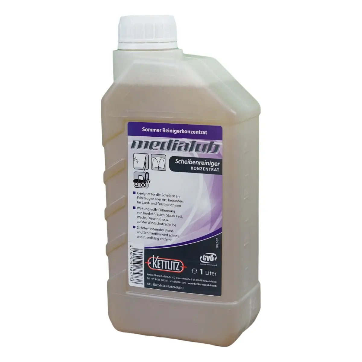 KETTLITZ Medialub Scheibenreiniger Scheinwerfer-Konzentrat Sommer