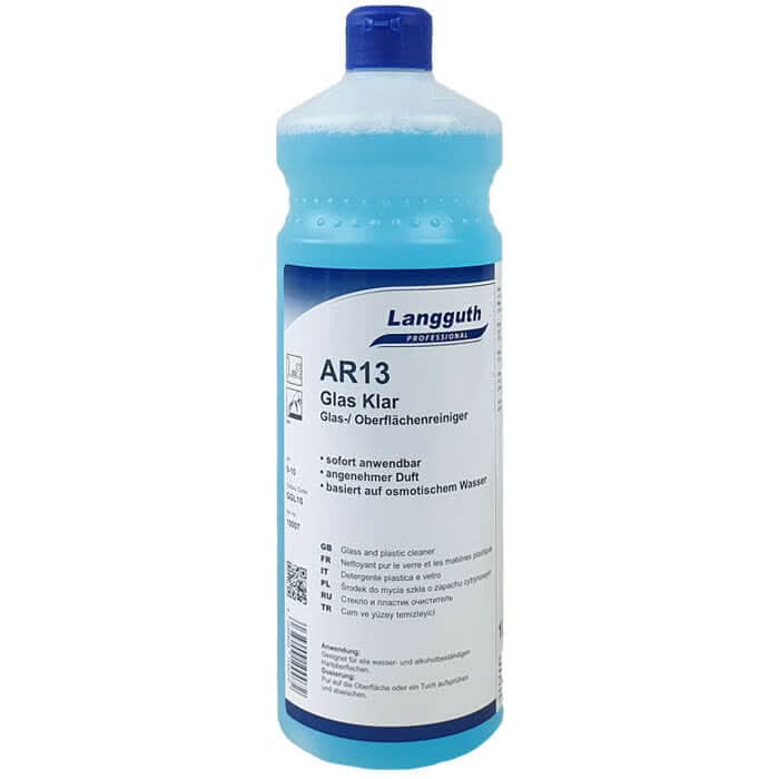 Langguth AR13 Glas Klar Gebrauchsfertiger Glasreiniger 1l.
