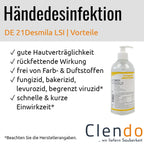 Langguth DE21 Desmila LSI Händedesinfektion 500ml Dosierflasche.