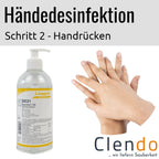 Langguth DE21 Desmila LSI Händedesinfektion 500ml Dosierflasche.