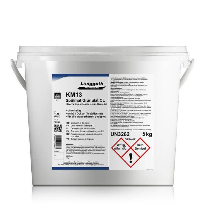 Langguth Geschirrspülpulver KM13 Spülmat Granulat CL 5kg.