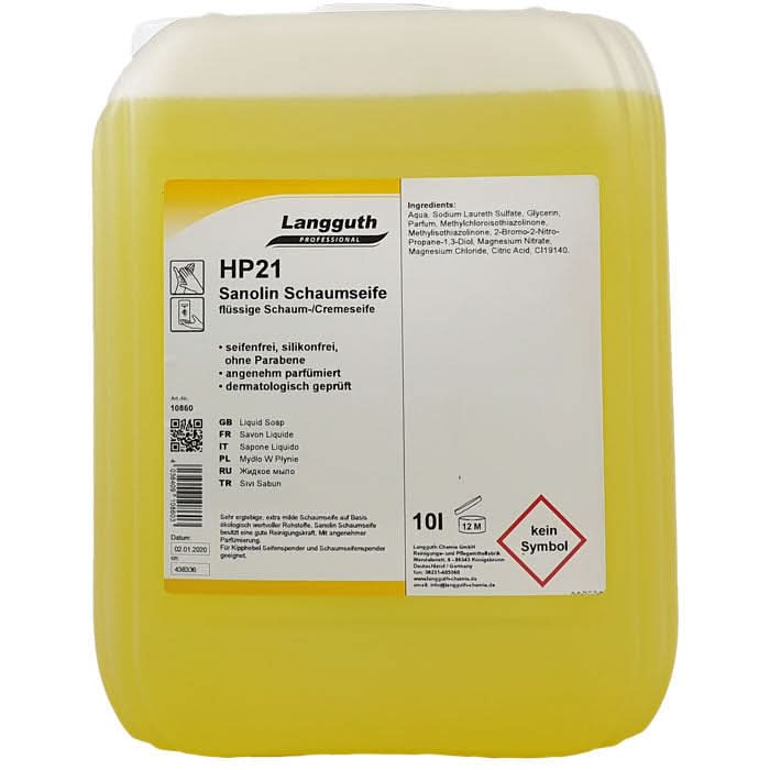 Langguth HP21 Sanolin Schaumseife 10l.