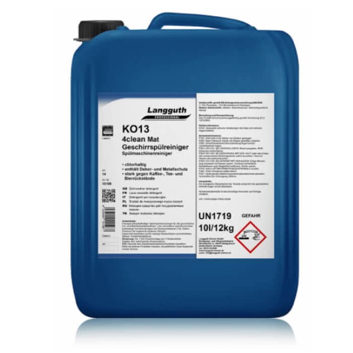 Langguth KO13 Clean Mat Geschirrspülreiniger 10l.