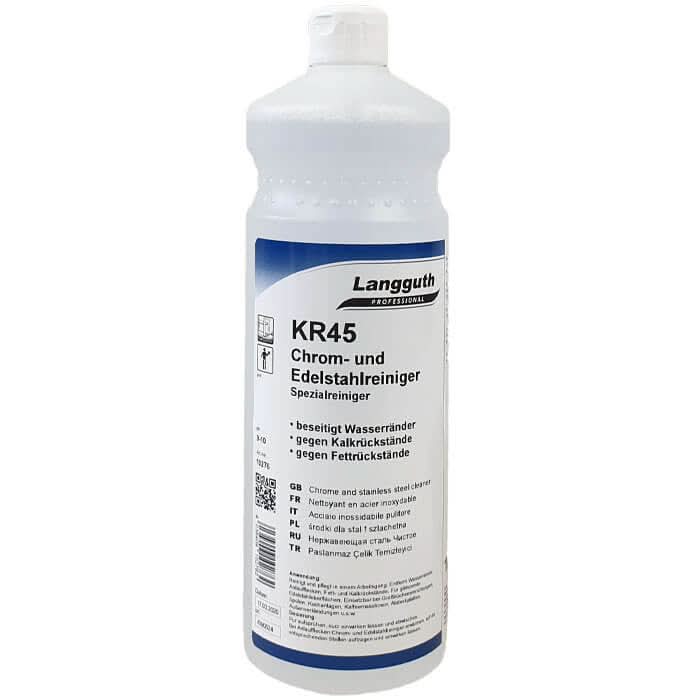 Langguth KR45 Chrom- und Edelstahlreiniger 1l.