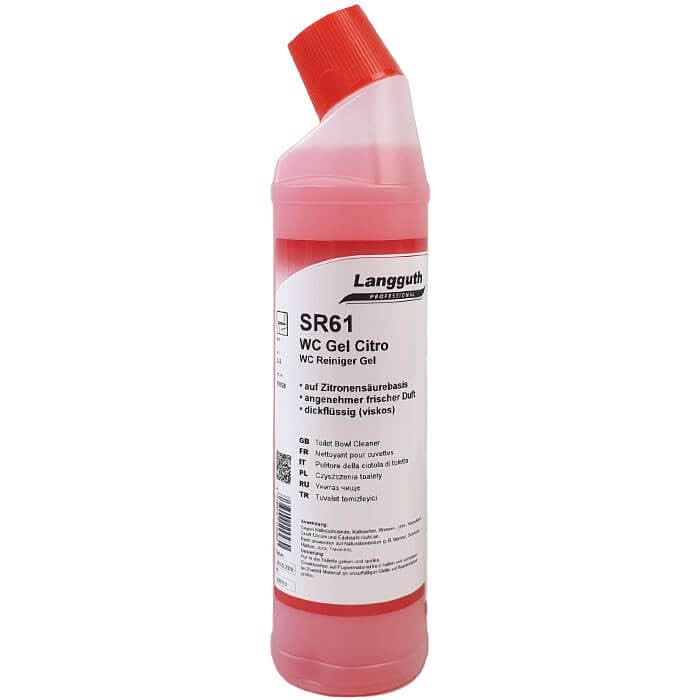 Langguth SR13 0,75 Liter viskoser WC-Reiniger Sanitärreiniger Power Gel Uriwa V Langguth SR13 0,75 Liter viskoser WC-Reiniger Sanitärreiniger Power Gel Uriwa V