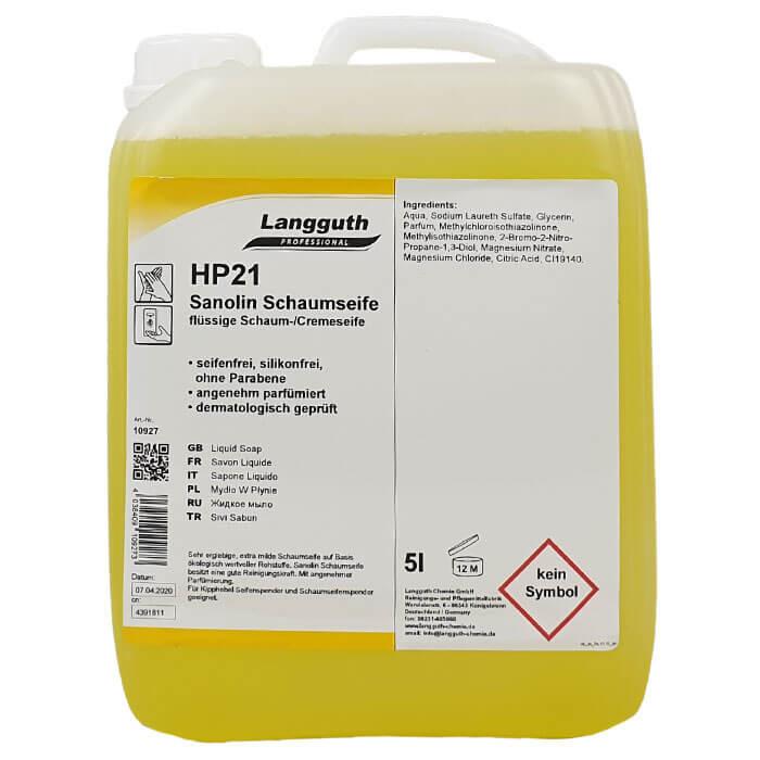 Langguth HP21 Sanolin Schaumseife 5l