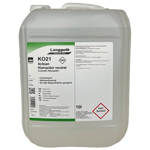 4clean KO21 Klarspüler neutral 10l
