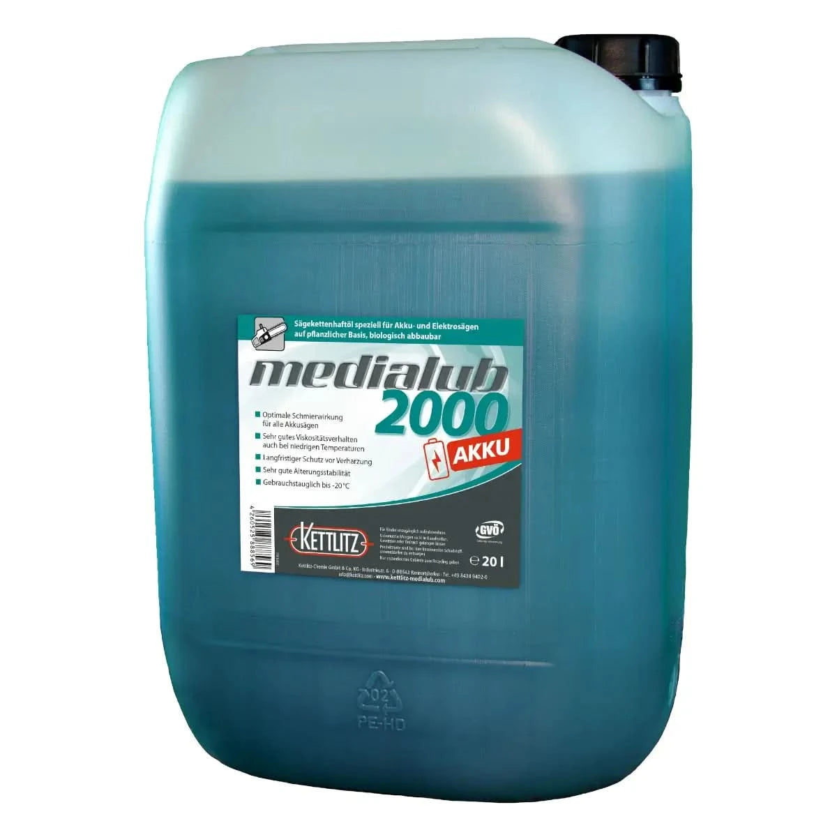 KETTLITZ Medialub 2000 AKKU Bio Kettensägenöl.