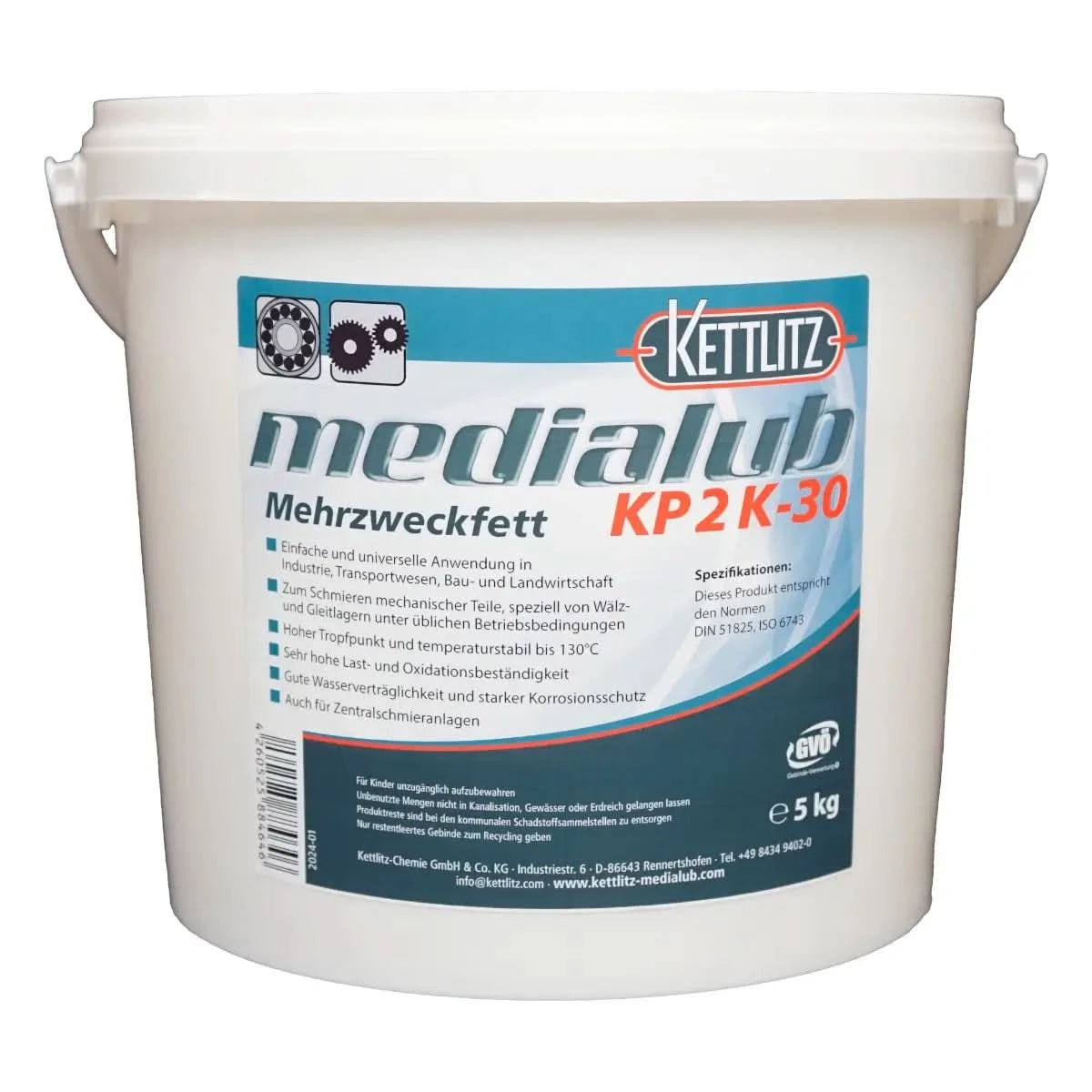 KETTLITZ Medialub Mehrzweckfett KP2K-30.