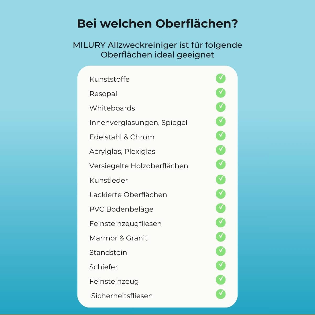 MILURY Power Trio - Reinigungsset.