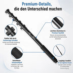 MILURY NANO Teleskopstange 78cm-250cm für die Glasreinigung