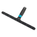 Moerman swivel träger mit gelenk black plastik squeegee mit türkisfarbigem verstellknopf und strukturiertem griff