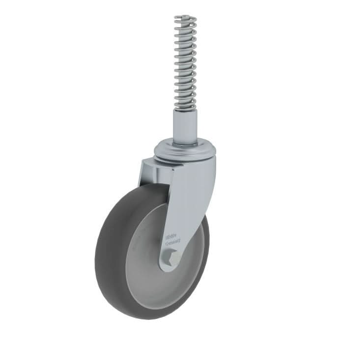 Günzburger Federrolle für Podesttreppen.