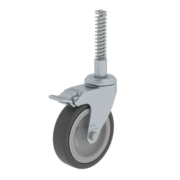 Günzburger Federrolle für Podesttreppen.