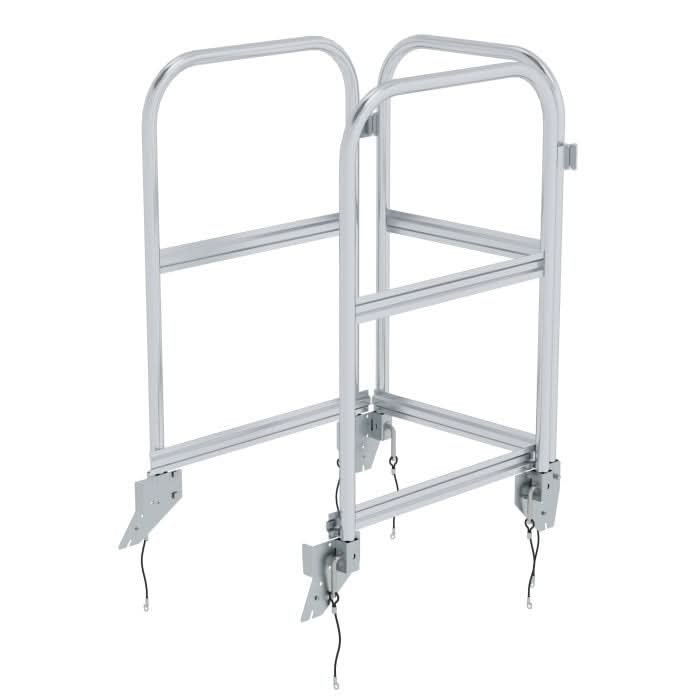 Günzburger Geländer steckbare Ausführung.