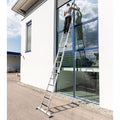 MUNK Günzburger Steigtechnik Glasreiniger-Stufenleiter Spitzleiter R13.