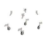 Günzburger Nachrüstsatz Lenkrolle Edelstahl.