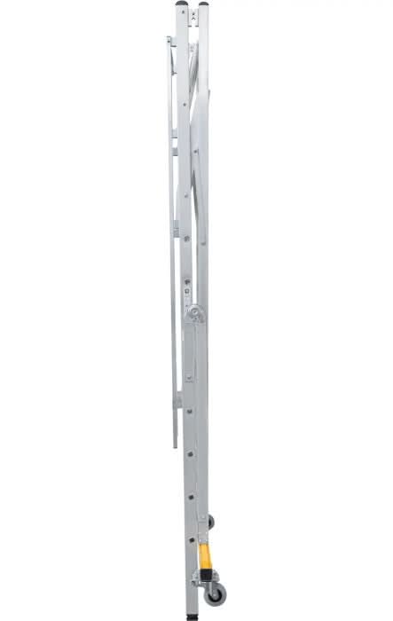 MUNK Plattformleiter klappbar und fahrbar.