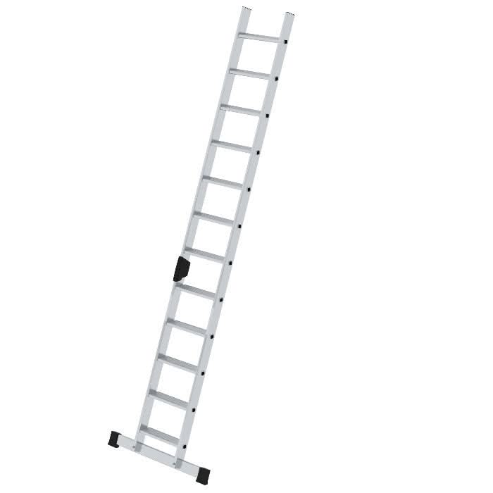 MUNK Steigtechnik Stufen-Anlegeleiter mit Standard-Traverse.