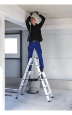 MUNK Steigtechnik Stufen-Stehleiter beidseitig begehbar.