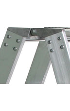 MUNK Steigtechnik Stufen-Stehleiter beidseitig begehbar mit clip-step relax.