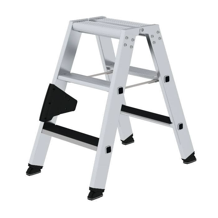 MUNK Steigtechnik Stufen-Stehleiter beidseitig clip-step.