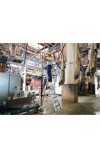 MUNK Steigtechnik Stufen-Stehleiter einseitig begehbar mit clip-step R13.