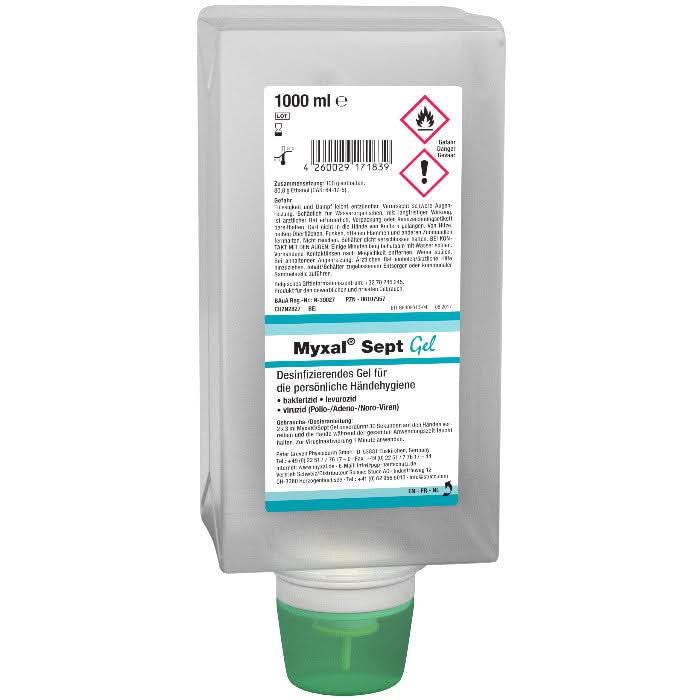 MYXAL® SEPT Gel Händedesinfektion.