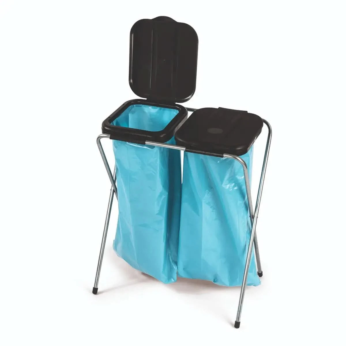 Nölle Abfallsammler 2-Fach mit Deckel.