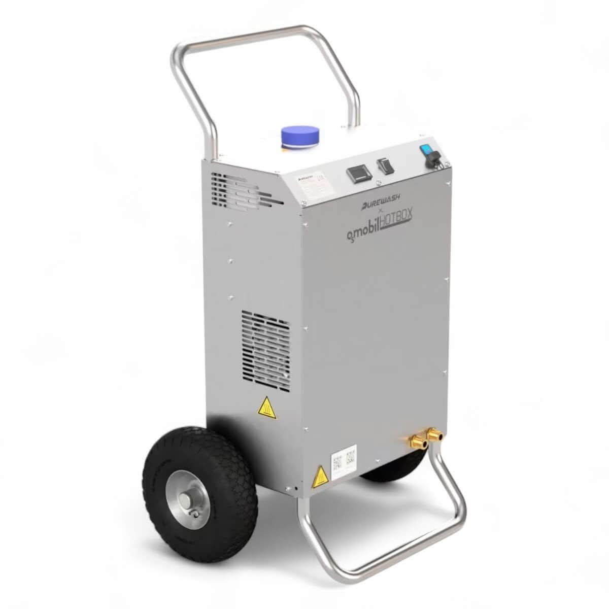 OSMOBIL HOTBOX Reinwasserheizung für GLAS PV und FASSADE.