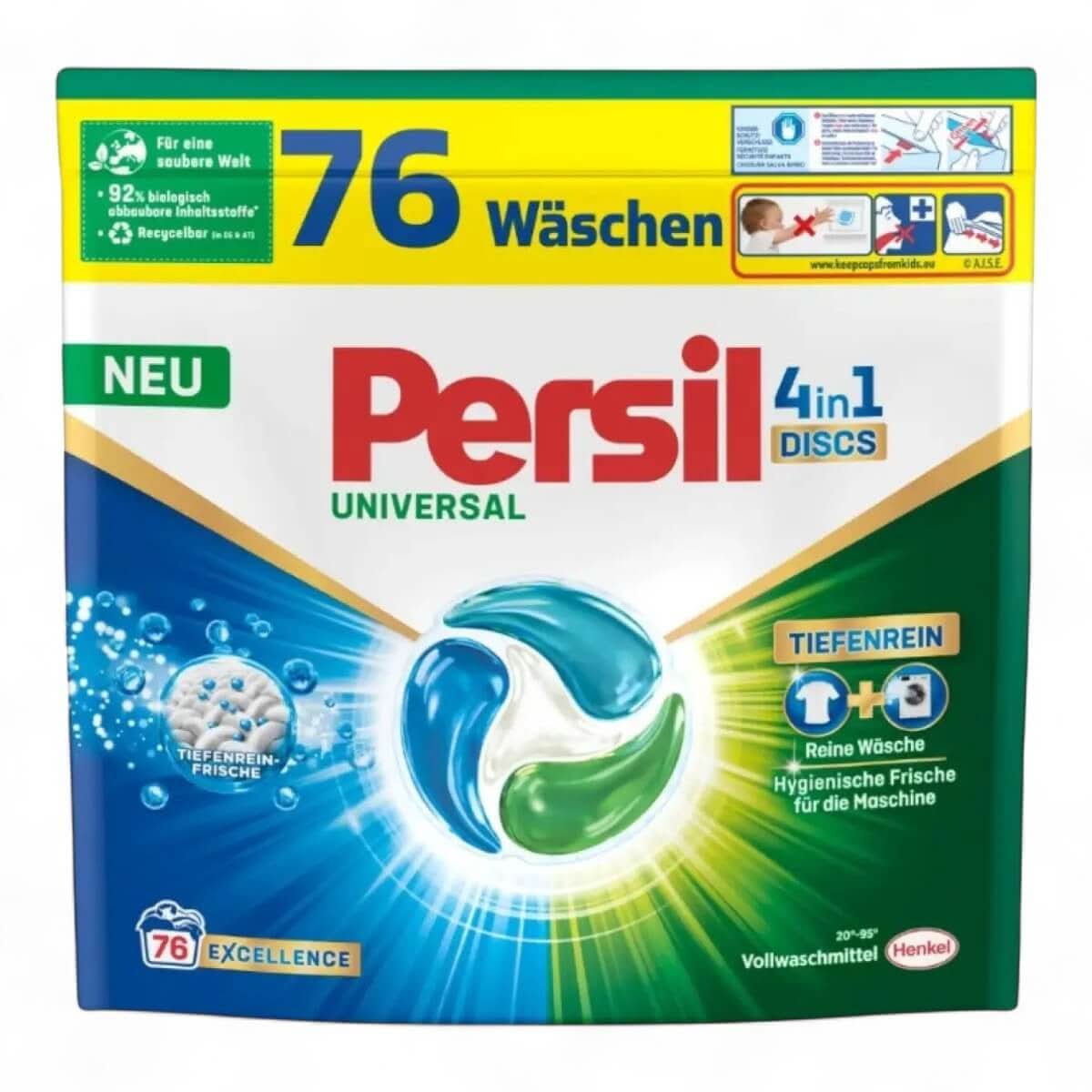 PERSIL Vollwaschmittel 4 in1 Discs Universal 76WL.