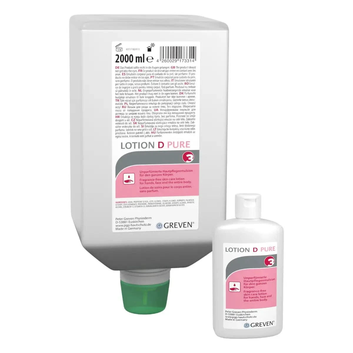 Peter GREVEN® LOTION D PURE Pflegelotion, unparfümiert.