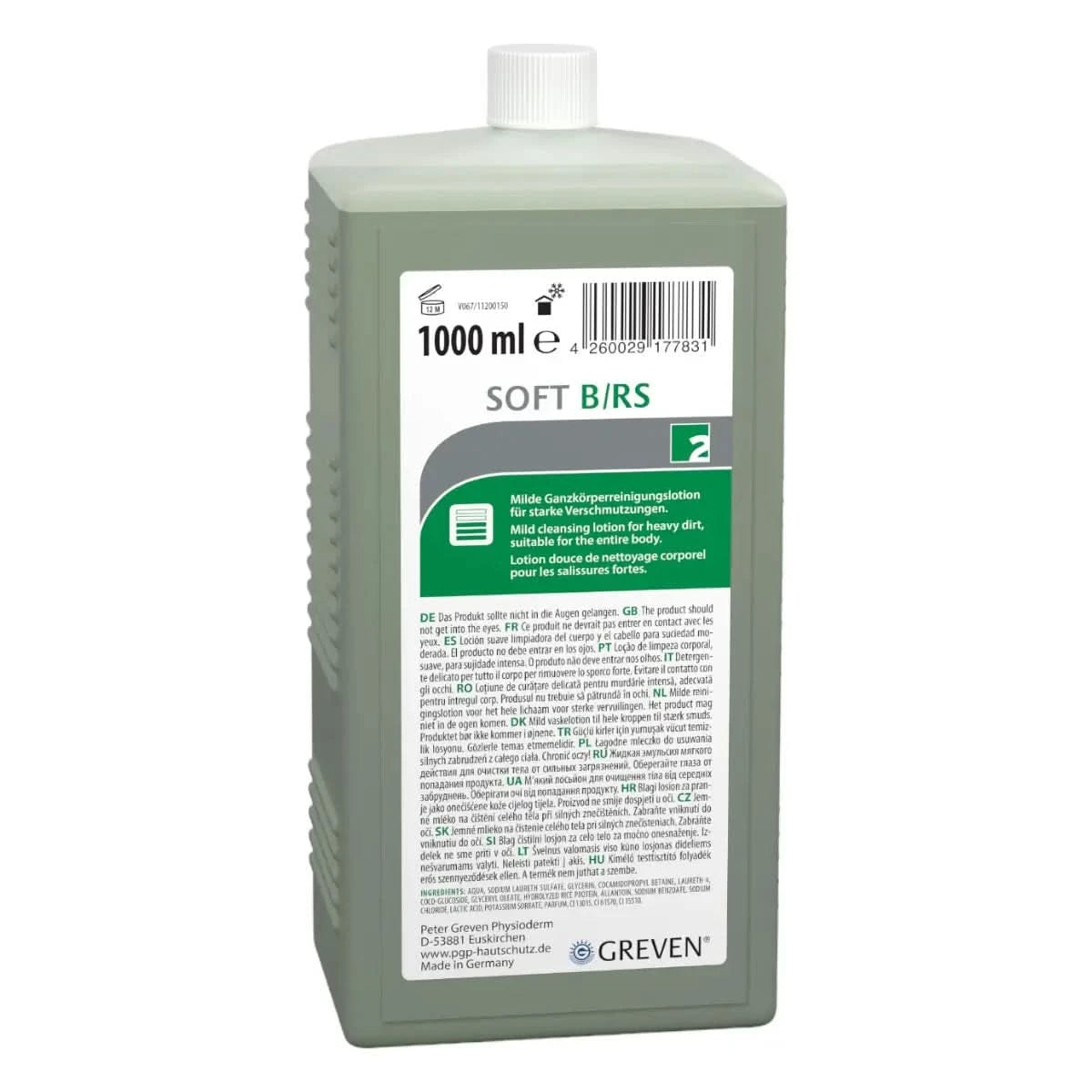 Peter GREVEN® Soft B/RS Hautreinigung.