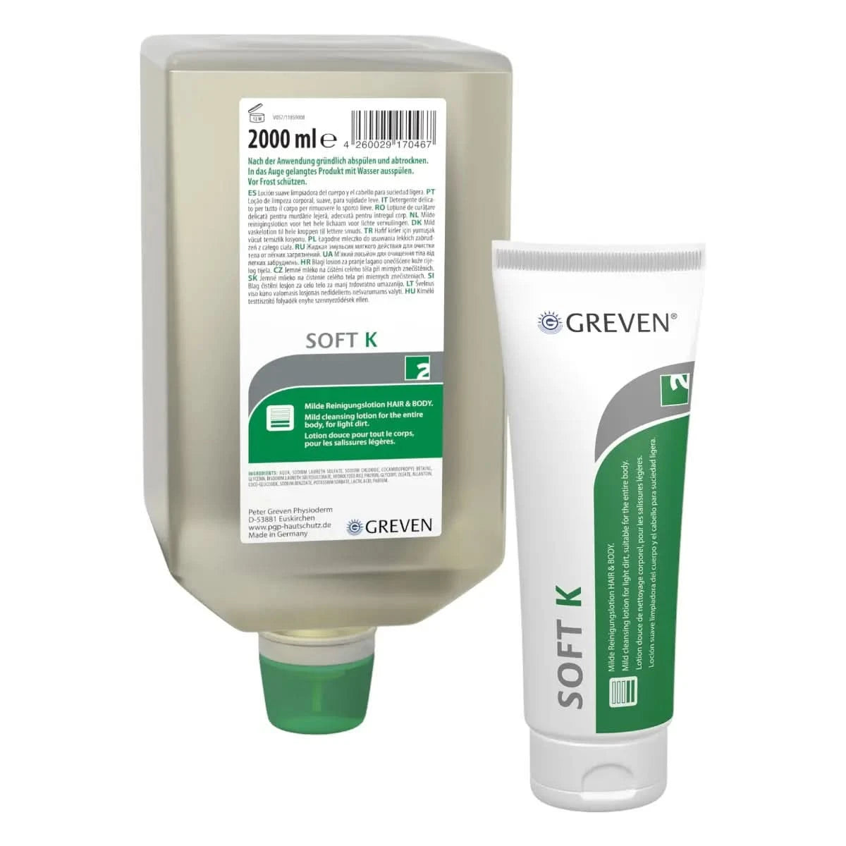 Peter Greven SOFT K Milde Hautreinigungslotion.
