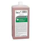 Rosa rechteckige flasche peter greven soft v milde hautreinigungslotion 1000 ml weich pflegendes liquid skin cleanser