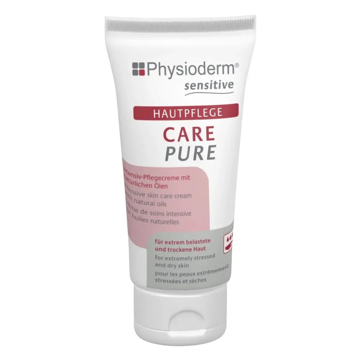 PHYSIODERM CARE PURE Hautpflegecreme 50-ml-Tube.
