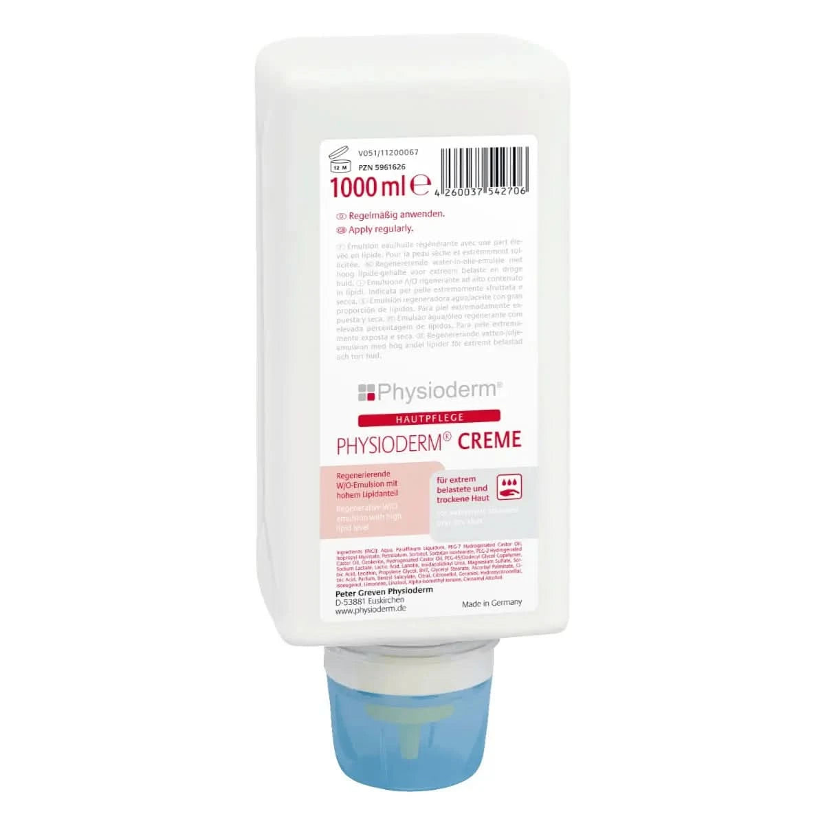 Physioderm® Creme Hautpflegecreme für Hände & Gesicht.