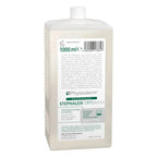 Ein durchscheinend weißer plastikflasche physioderm stephalen optiwash duftfreies reinigungsgel mit optitens