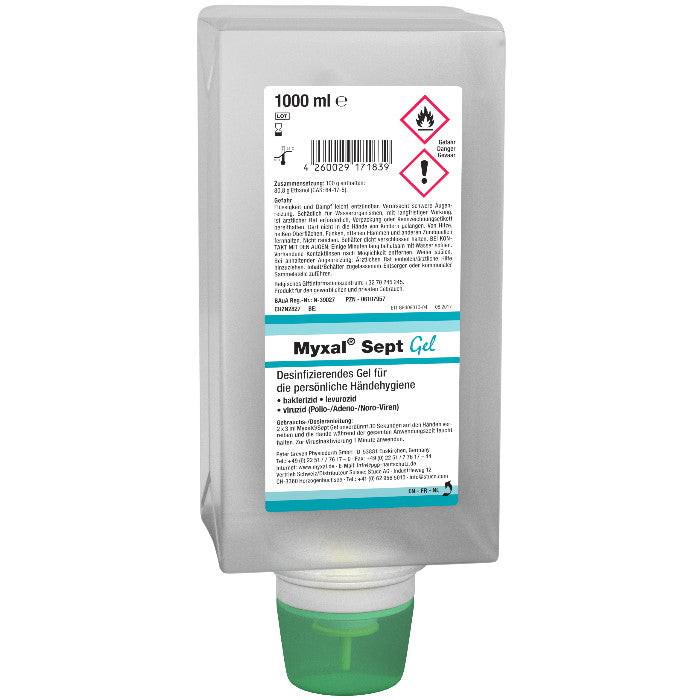 Physioderm Myxal SEPT Gel Händedesinfektion Varioflasche