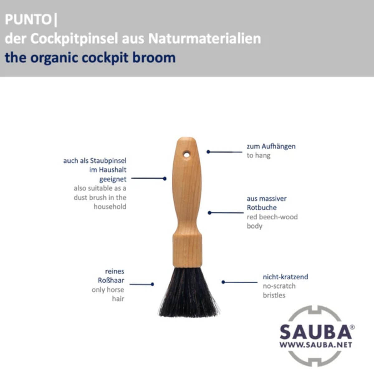 Sauba Cockpit-Pinsel PUNTO.