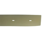 Beige polyurethan sauglippe hinten für tennant t5680 mit zwei ovalen ausschnitten aus kunststoff sicht von hinten
