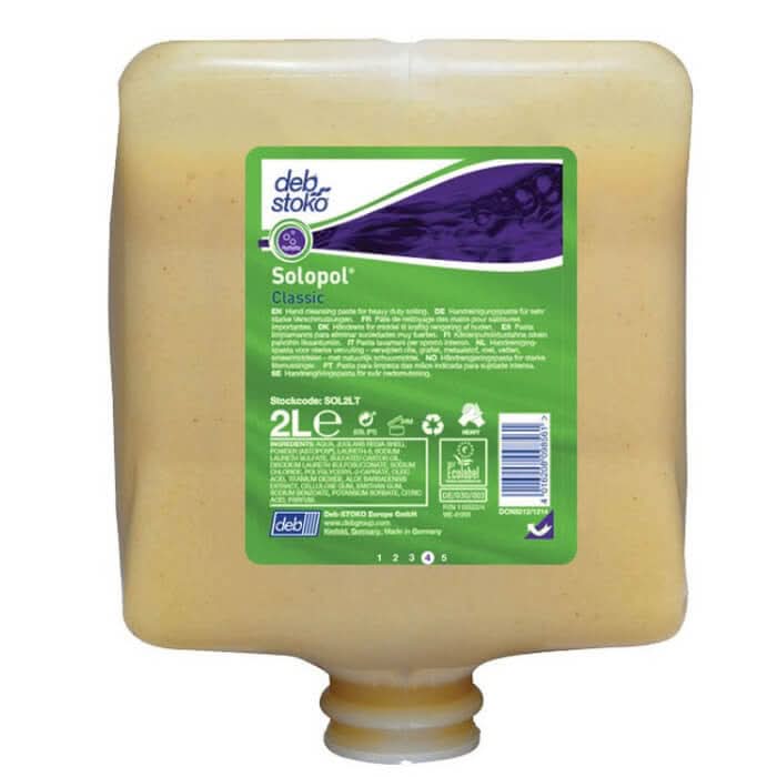 deb Stoko Solopol Lösemittelfreie Handreinigungspaste 2l Kartusche.