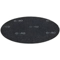 Schleifgitter feinschliff 17 zoll mit schwarzem ovalem schleifpad c 40 für feines schleifen